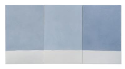 Mobile (In three parts) by Ettore Spalletti - Auction record, sale price, and art valuation. Compare with similar artists and explore comparable artworks.